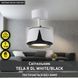 Светильник TELA R DL 100x135 мм Бело-черный для лампы GX53, Білий