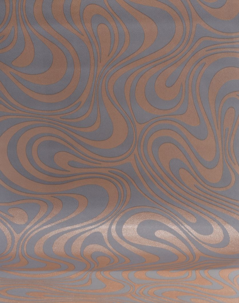 Шпалери паперові Шарм Хвиля сіро-бежевий 0,53 х 10,05м (129-10)