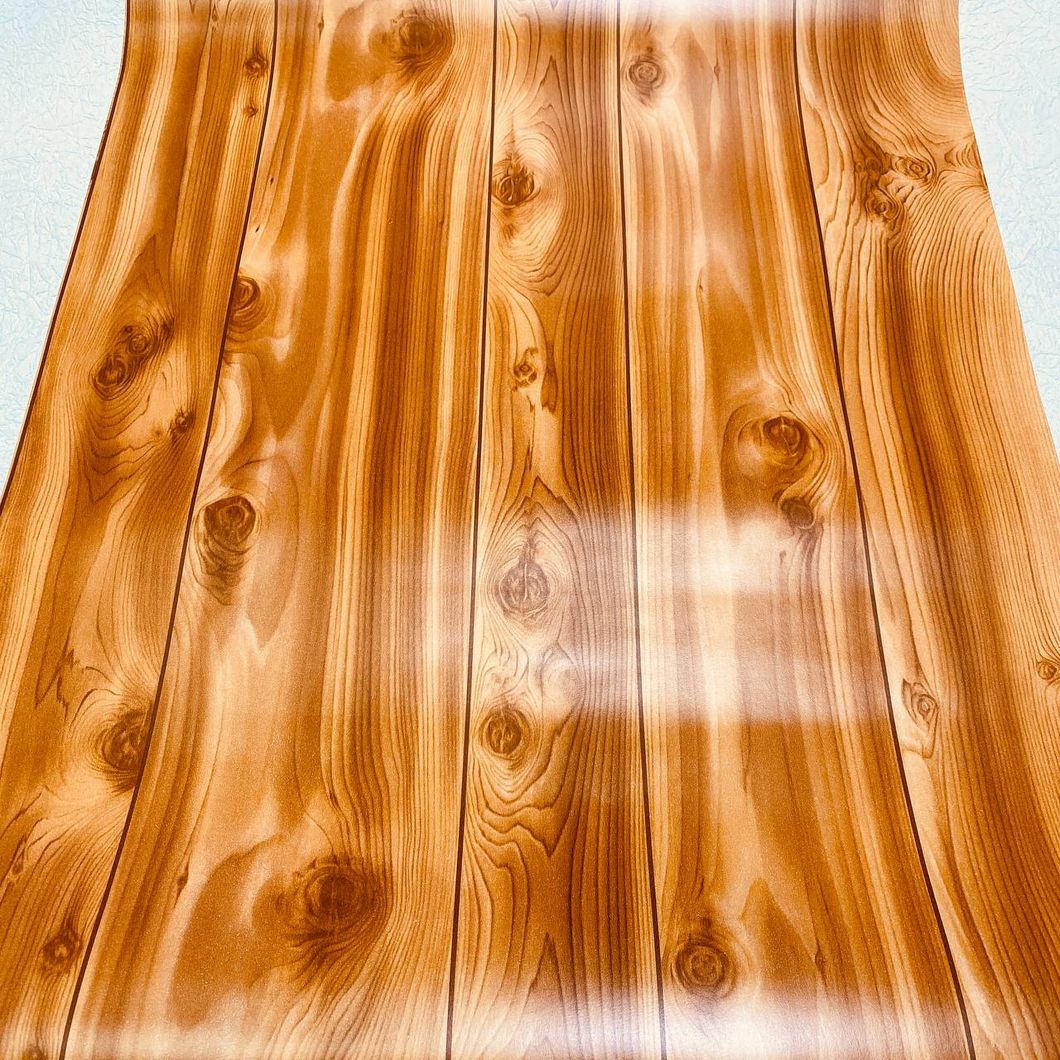 Обои влагостойкие на бумажной основе Континент Дерево коричневый 0,53 х 10,05м (2023)