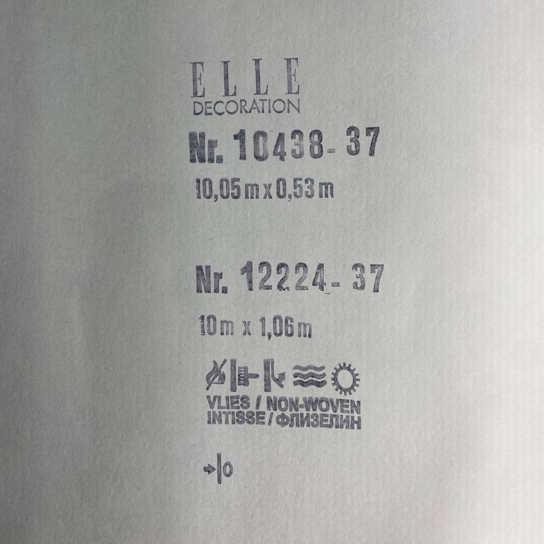 Обои виниловые на флизелиновой основе Черные Erismann Elle 4 1,06 х 10,05м (12224-37)