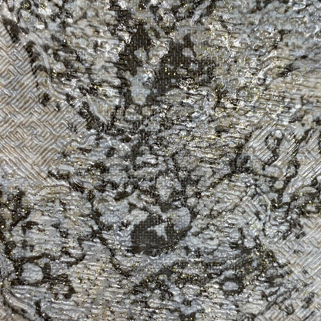 Шпалери вінілові на флізеліновій основі В122 Спирея Сіро-Бежові 1.06 х 10.05 (1553-10)