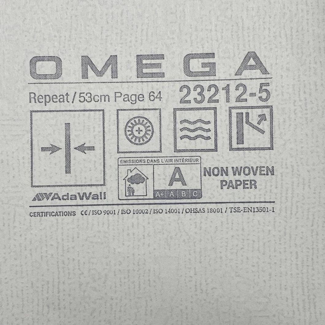 Шпалери вінілові на флізеліновій основі OMEGA AdaWall коричневий 1,06 х 10,05м (23212-5)