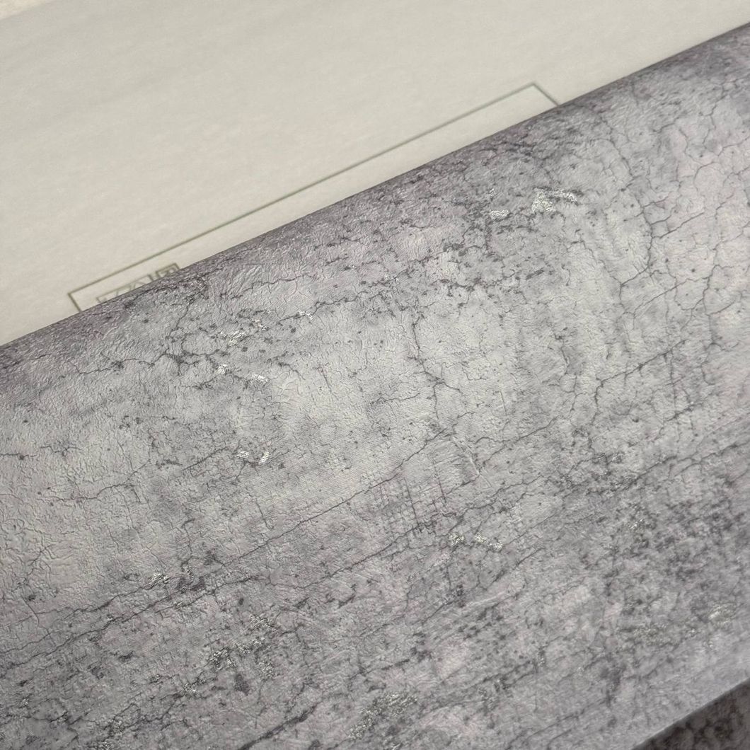 Обои виниловые на флизелиновой основе серые AS Creation Titanium 3 0,53 х 10,05м (37840-2)