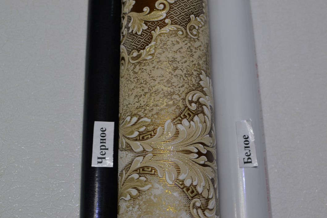 Шпалери вінілові на паперовій основі Слов'янські шпалери Comfort В53,4 Ріддер золотистий 0,53 х 10,05м (5707-05)