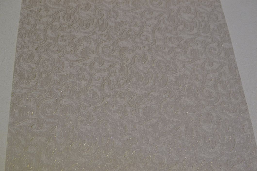Шпалери вінілові на паперовій основі Слов'янські шпалери Comfort Plus B41,4 Октава сірий 0,53 х 15м (5594 - 10)