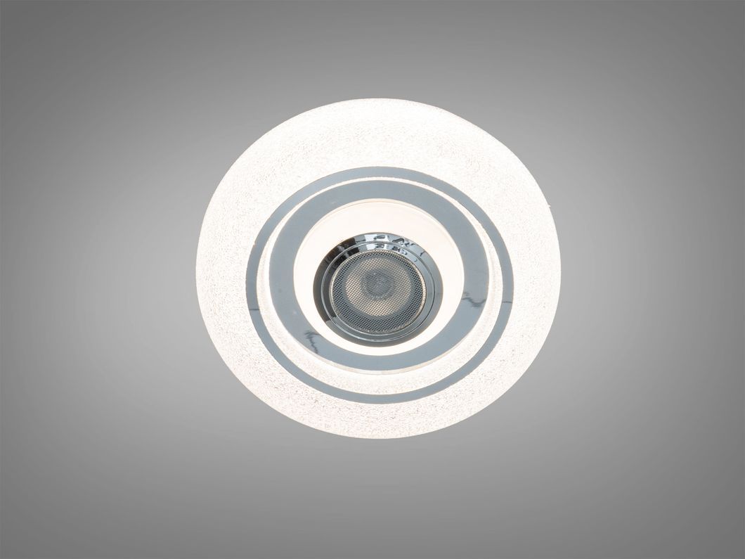 LED стельова люстра біла 45 Вт з Bluetooth колонкою, I-LINK додаток
