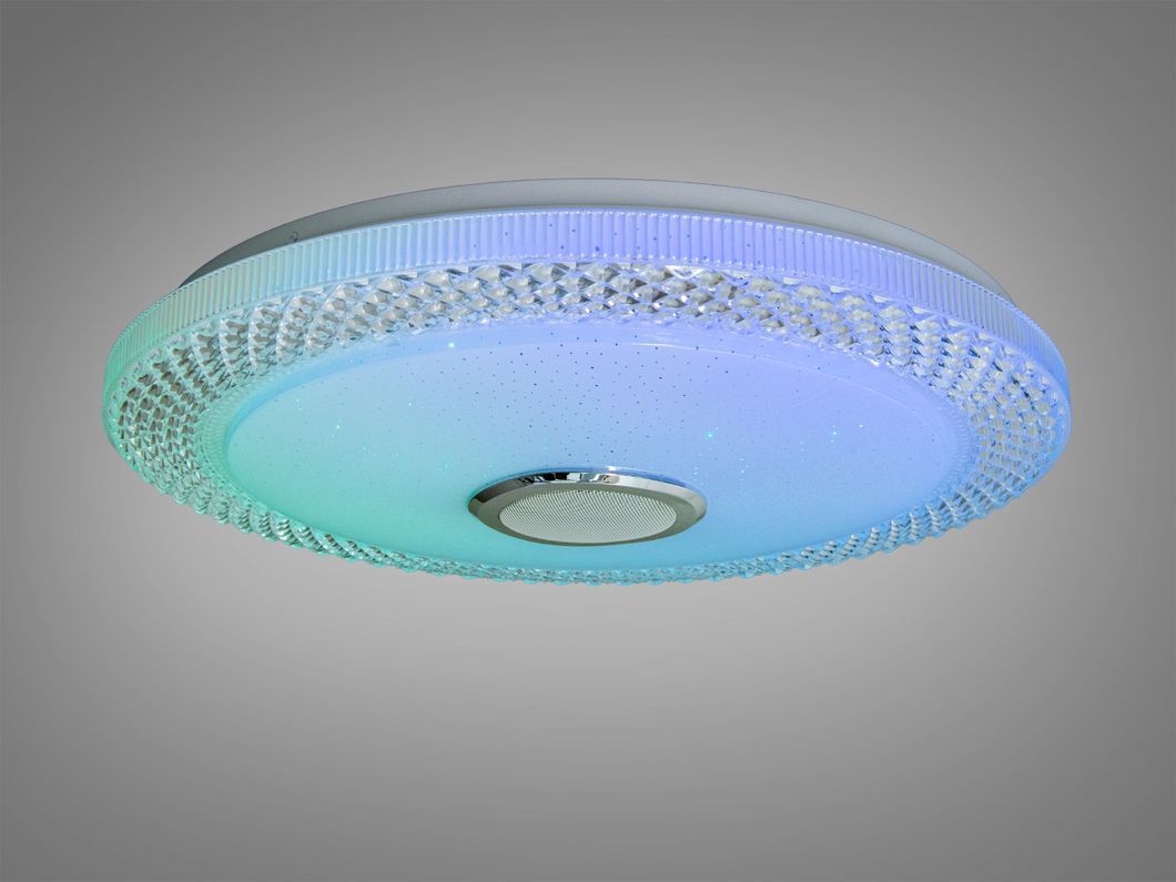 Стельова люстра LED біла 80 Вт RGB Bluetooth TUYA, TUYA додаток