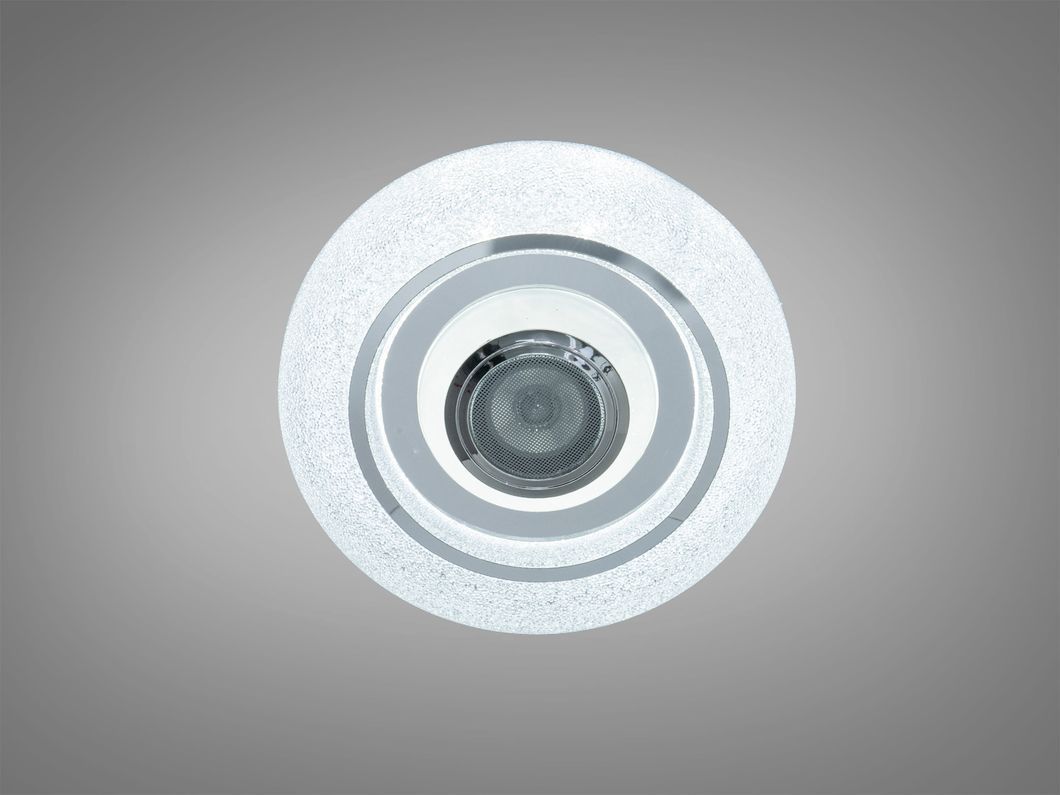 LED стельова люстра біла 45 Вт з Bluetooth колонкою, I-LINK додаток