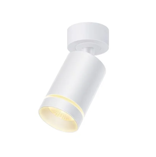 Світильник точковий накладний поворотний без лампи MAX-SD-GU10-WH MAXUS Surface Downlight Base MR16 GU10 White, Білий, Білий