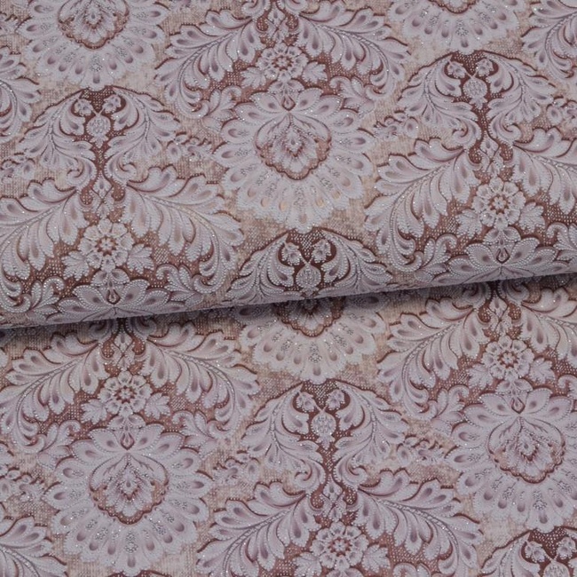 Шпалери акрилові на паперовій основі Слов'янські шпалери Garant В76,4 Тукан бордовий 0,53 х 10,05м (6587-06),