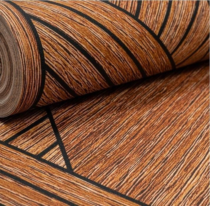 Обои виниловые на флизелиновой основе Rasch 431711 Zoya (0,53х10,05м), Коричневый, Коричневый