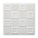 Панель стінова декоративна пластикова мозаїка ПВХ "Сахара Срібло" 959 мм х 481 мм (114), Білий, Білий