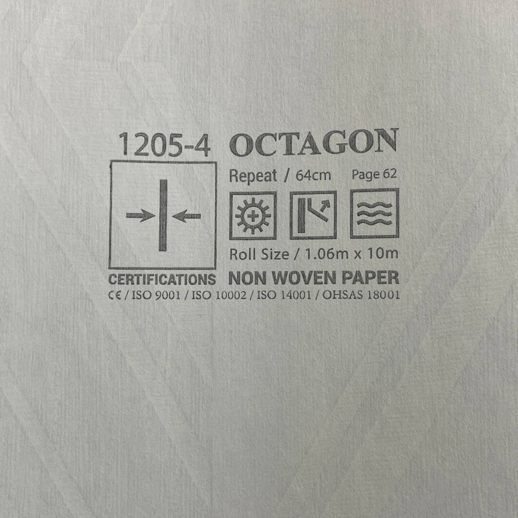 Шпалери вінілові на флізеліновій основі Octagon AdaWall коричневий 1,06 х 10,05м (1205-4)