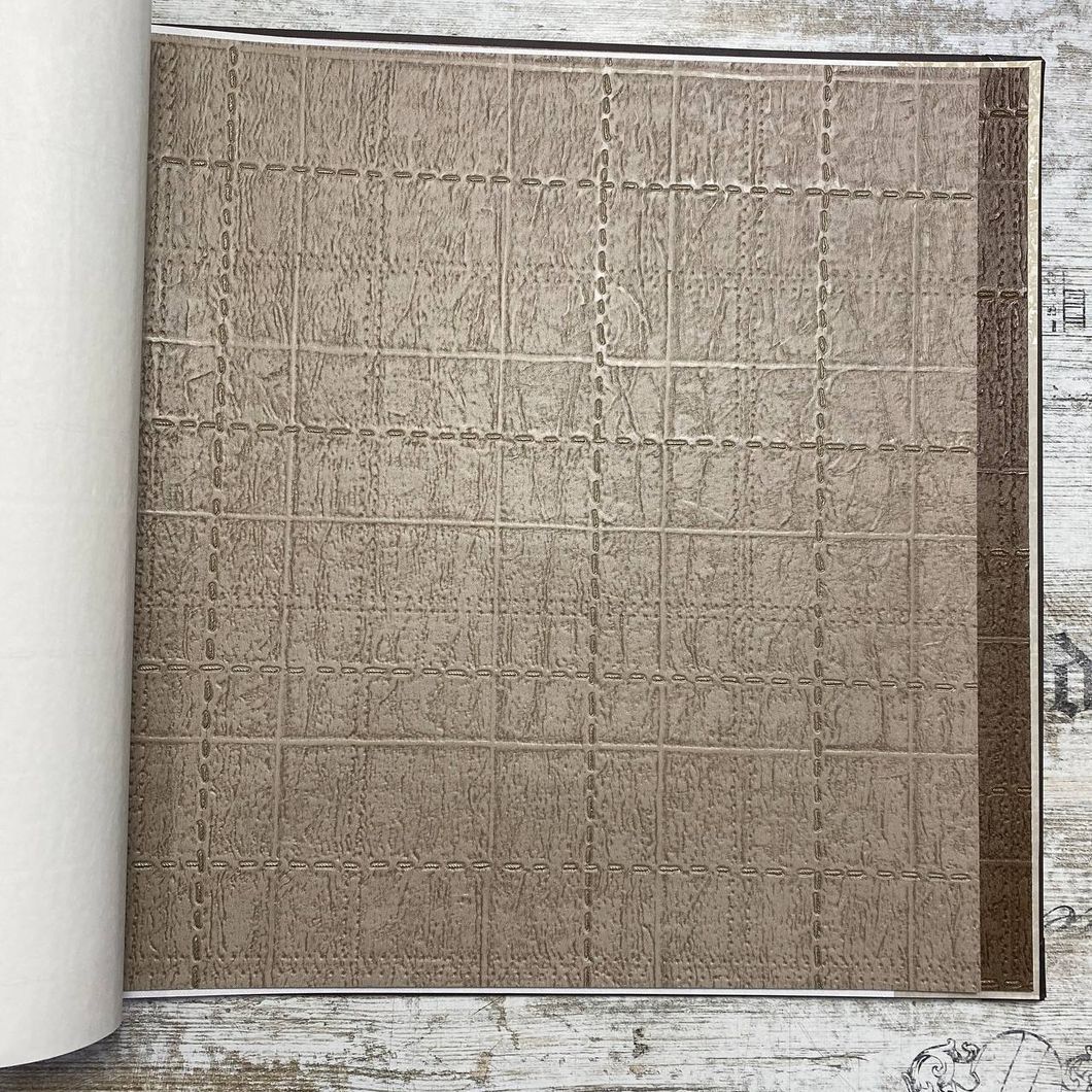 Обои виниловые на флизелиновой основе серо-коричневый AdaWall Signature 1,06 х 10,05м (1001-4)
