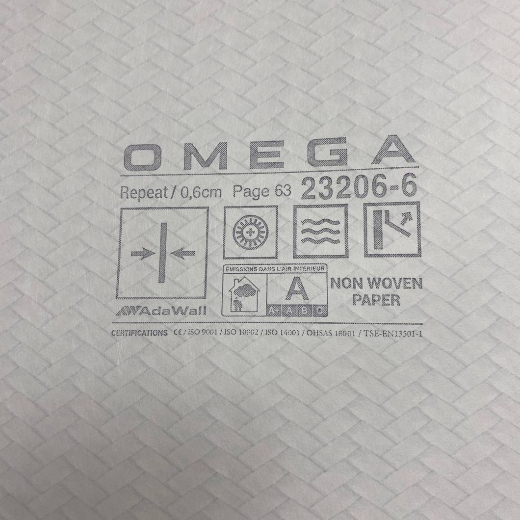 Обои виниловые на флизелиновой основе OMEGA AdaWall коричневый 1,06 х 10,05м (23206-6)