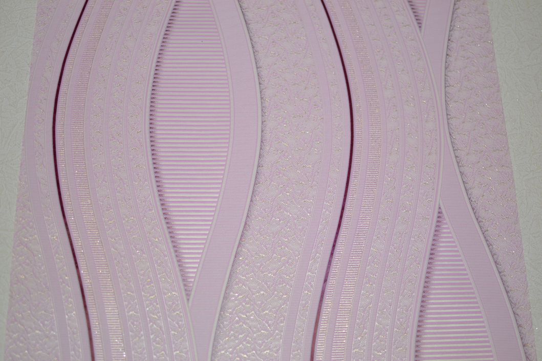 Шпалери вінілові на паперовій основі Слов'янські шпалери Comfort В53,4 Чарівниця 2 рожевий 0,53 х 10,05м (5688-06)