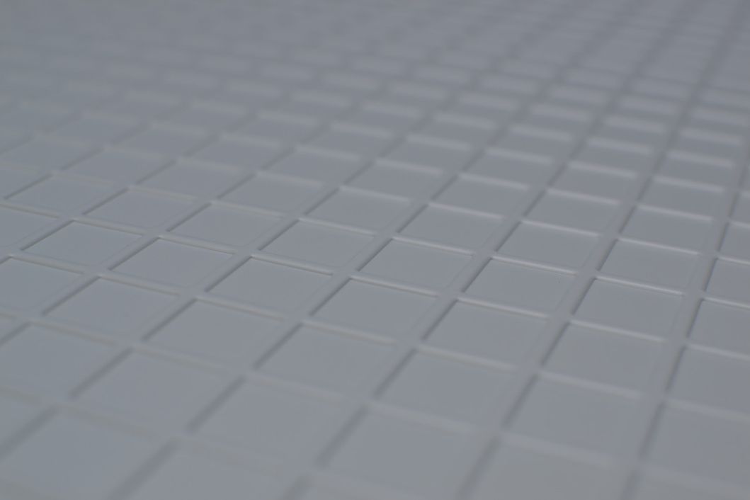 Панель стінова декоративна пластикова мозаїка ПВХ "Сяйво срібло" 957 мм х 480 мм (С4), Фіолетовий, Бузковий