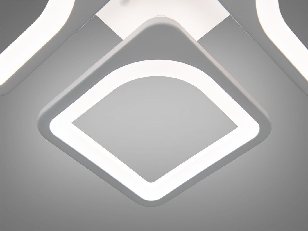 Люстра стельова LED Серія 8060 чорна 60Вт димер
