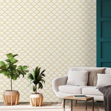Шпалери вінілові на флізеліновій основі сіро-бежевий AdaWall Seven 1,06 х 10,05м (7811-1)