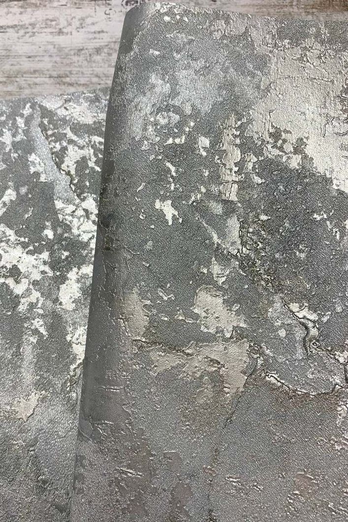 Шпалери вінілові на флізеліновій основі Decori & Decori Forte Dei Marmi сірий 1,06 х 10,05м (82661)