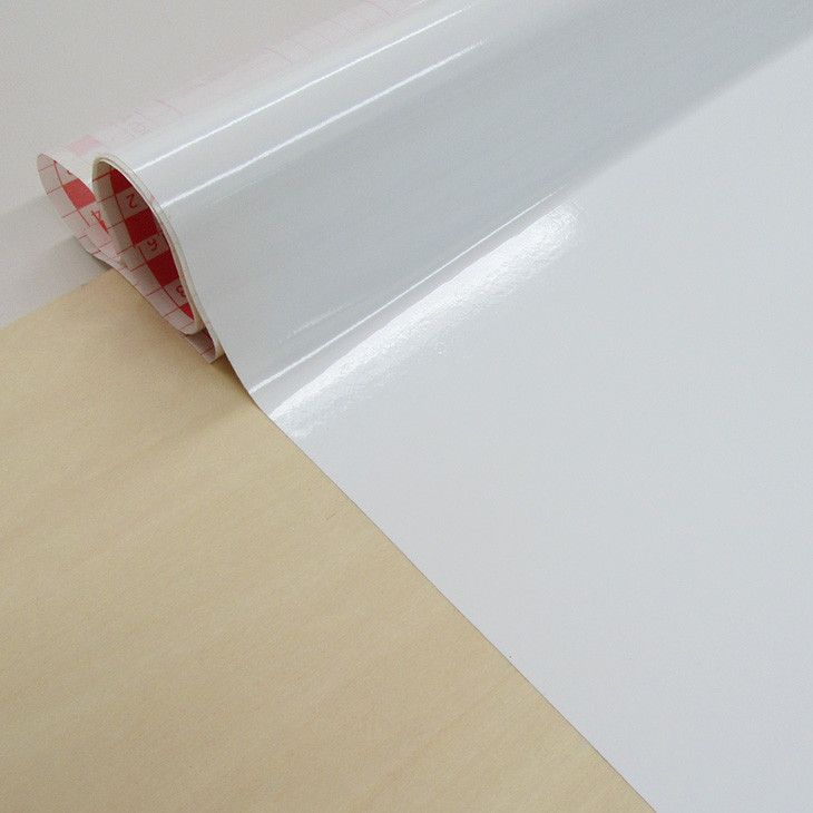 Самоклейка декоративная D-C-Fix Weiss белый глянец 0,9 х 15м (200-5145), Белый, Белый