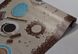 Шпалери вологостійкі на паперовій основі Шарм Ліберика декор бежевий з бірюзой 0,53 х 10,05м (163-10)