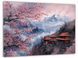 Картина на холсте МАKO " Дом среди сакур " 60x100 см MK10530