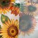 Клейонка на стіл силіконова без основи Соняшник жовтий квіти прозорий 1,35 х 1м (100-215), Прозрачный, Прозорий