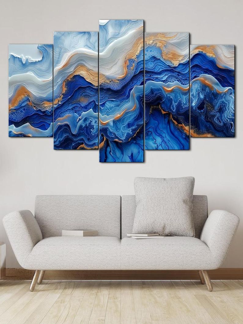 Модульна картина MAKO " Синя глибина " 80x125 см MK50612