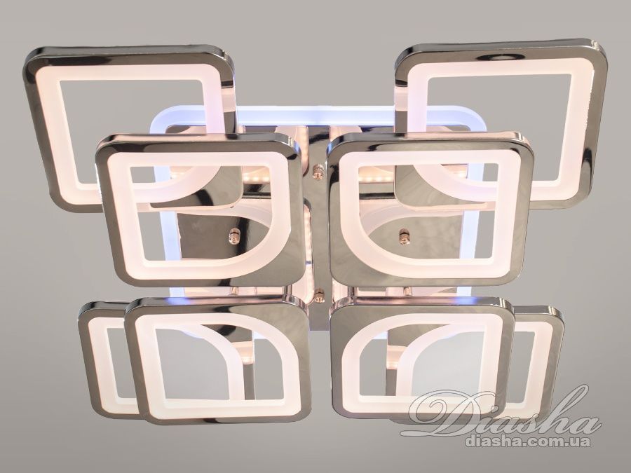 Потолочная люстра с диммером и LED подсветкой, 130W