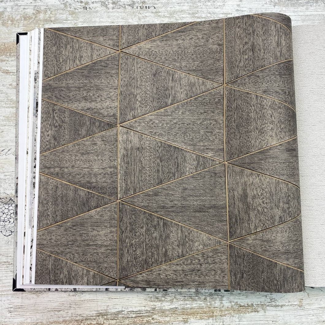 Обои виниловые на флизелиновой основе серо-коричневый Marburg Wallcoverings Travertino 1,06 х 10,05м (33060)