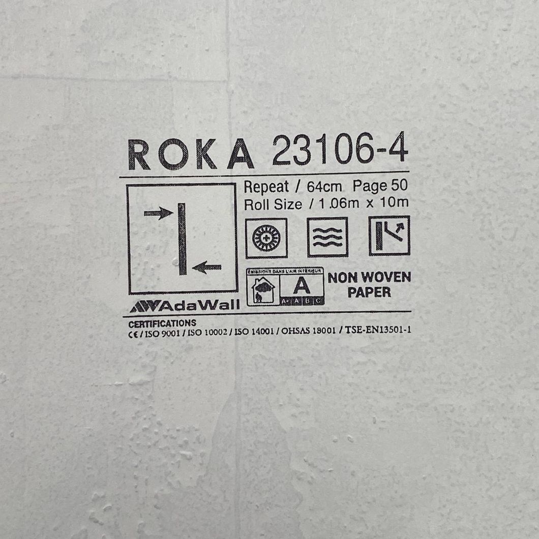 Обои виниловые на флизелиновой основе оранжевый Roka AdaWall 1,06 х 10м (23106-4)