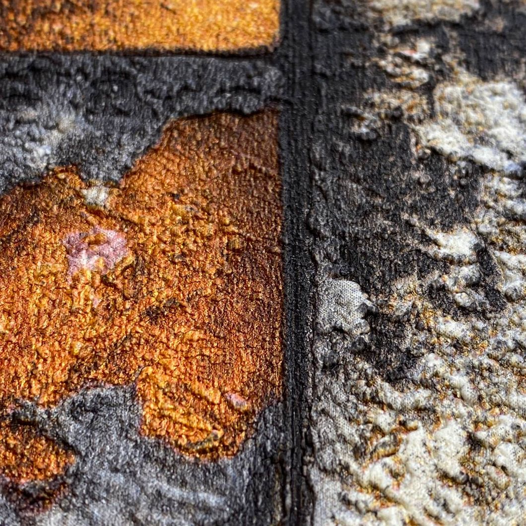 Шпалери вінілові на флізеліновій основі помаранчевий Roka AdaWall 1,06 х 10м (23106-4)
