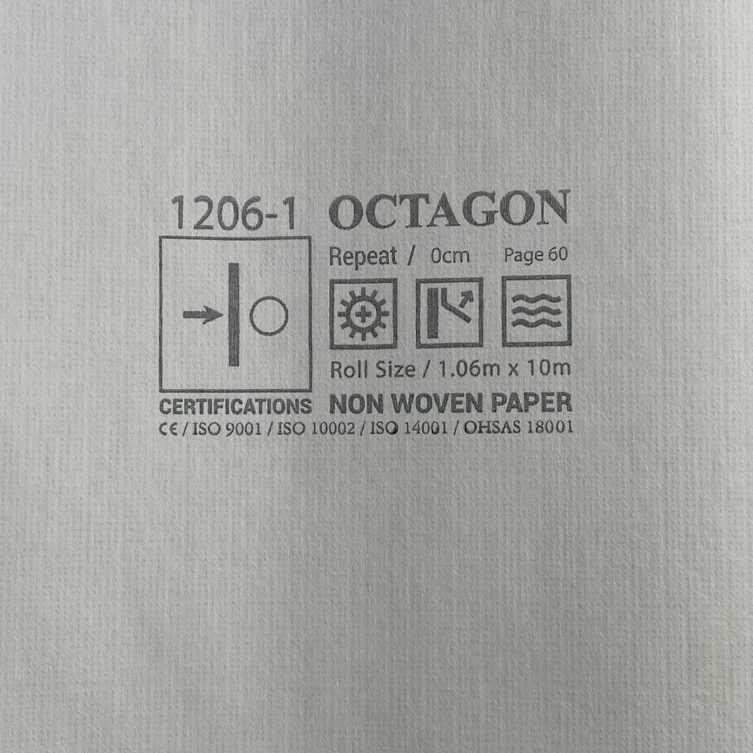 Шпалери вінілові на флізеліновій основі Octagon AdaWall бежевий 1,06 х 10,05м (1206-1)