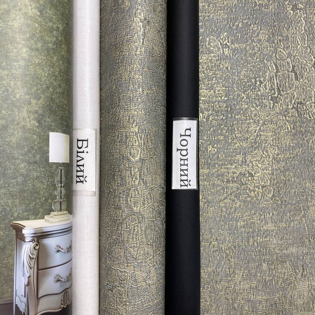 Обои виниловые на флизелиновой основе AdaWall Signature тёмно-зелёный 1,06 х 10,05м (1009-4)