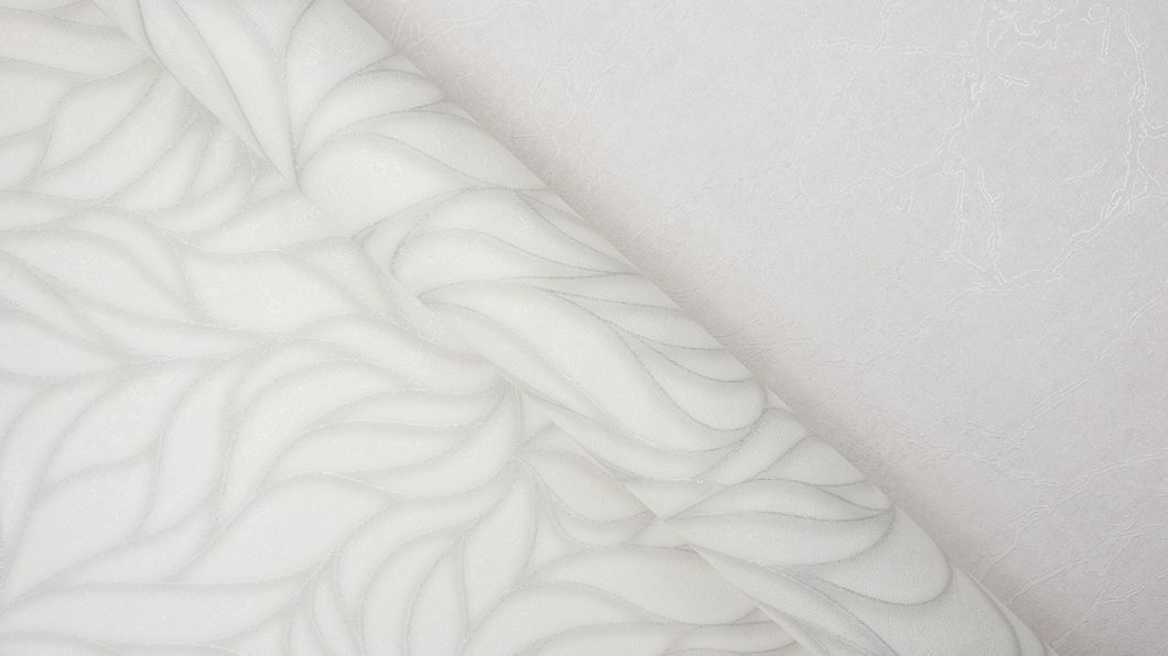 Обои виниловые на флизелиновой основе SINTRA Bloom Leaves светло-бежевые 1,06х10,05м (452905), Светло-бежевый, Светло-бежевый, +