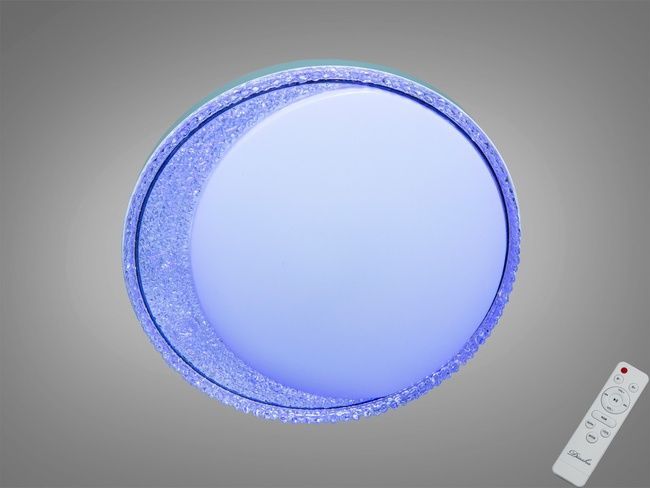 Люстра стельова Diasha Смарт біла RGB 70 Вт 12 м2, I-LINK додаток