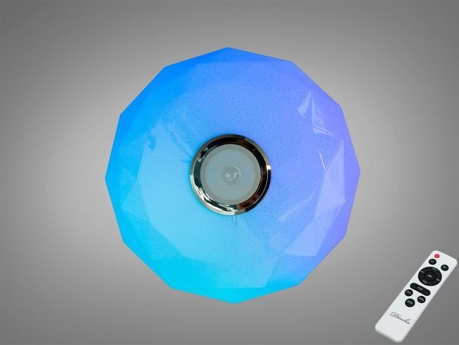 Люстра стельова смарт Diasha біла 70 Вт RGB BT, TUYA додаток