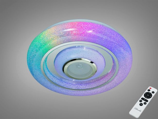 Люстра стельова смарт Diasha біла 70 Вт RGB BT, TUYA додаток