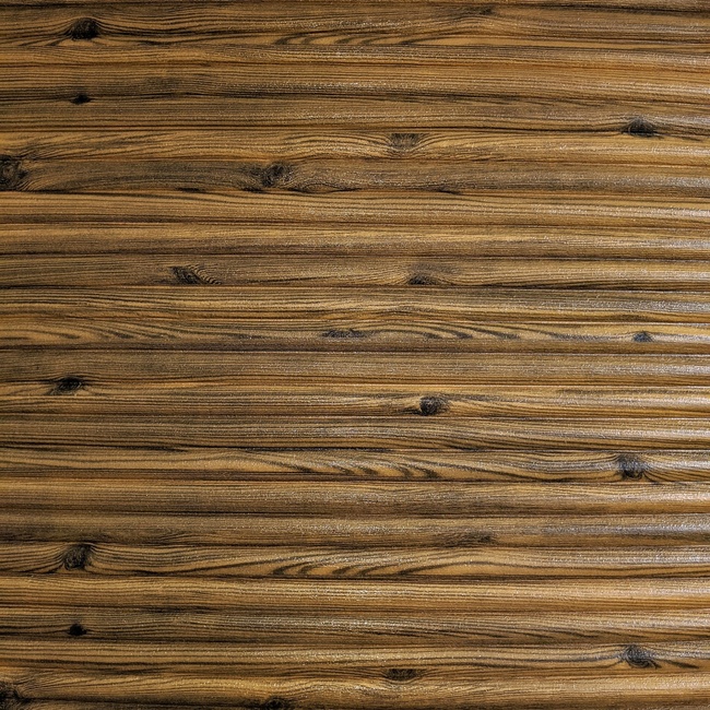 Панель стінова самоклеюча декоративна 3D бамбук дерево 700x700x8.5мм (072), Коричневий, Коричневий