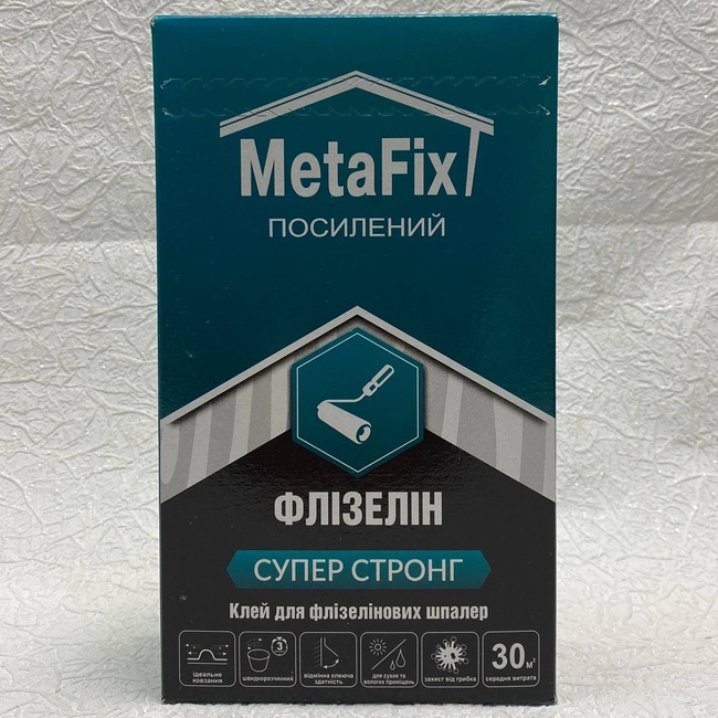 Клей для шпалер флізелінових MetaFix Флизелин Супер Стронг 0,25кг (385134)