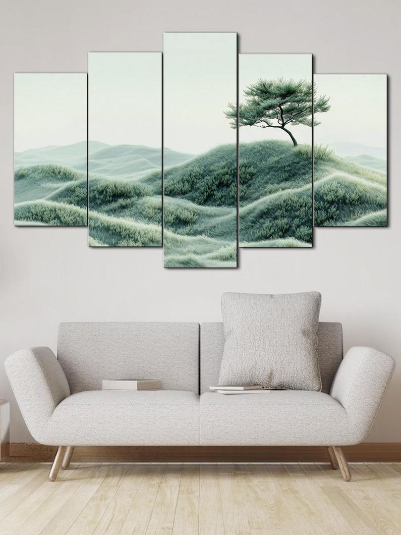 Модульная картина MAKO " Дерево на холме " 80x125 см MK50511