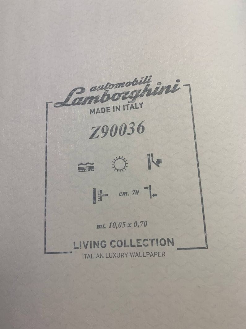 Обои виниловые на флизелиновой основе Zambaiti Parati Lamborghini 2 бежевый 0,70 х 10,05м (Z90036),
