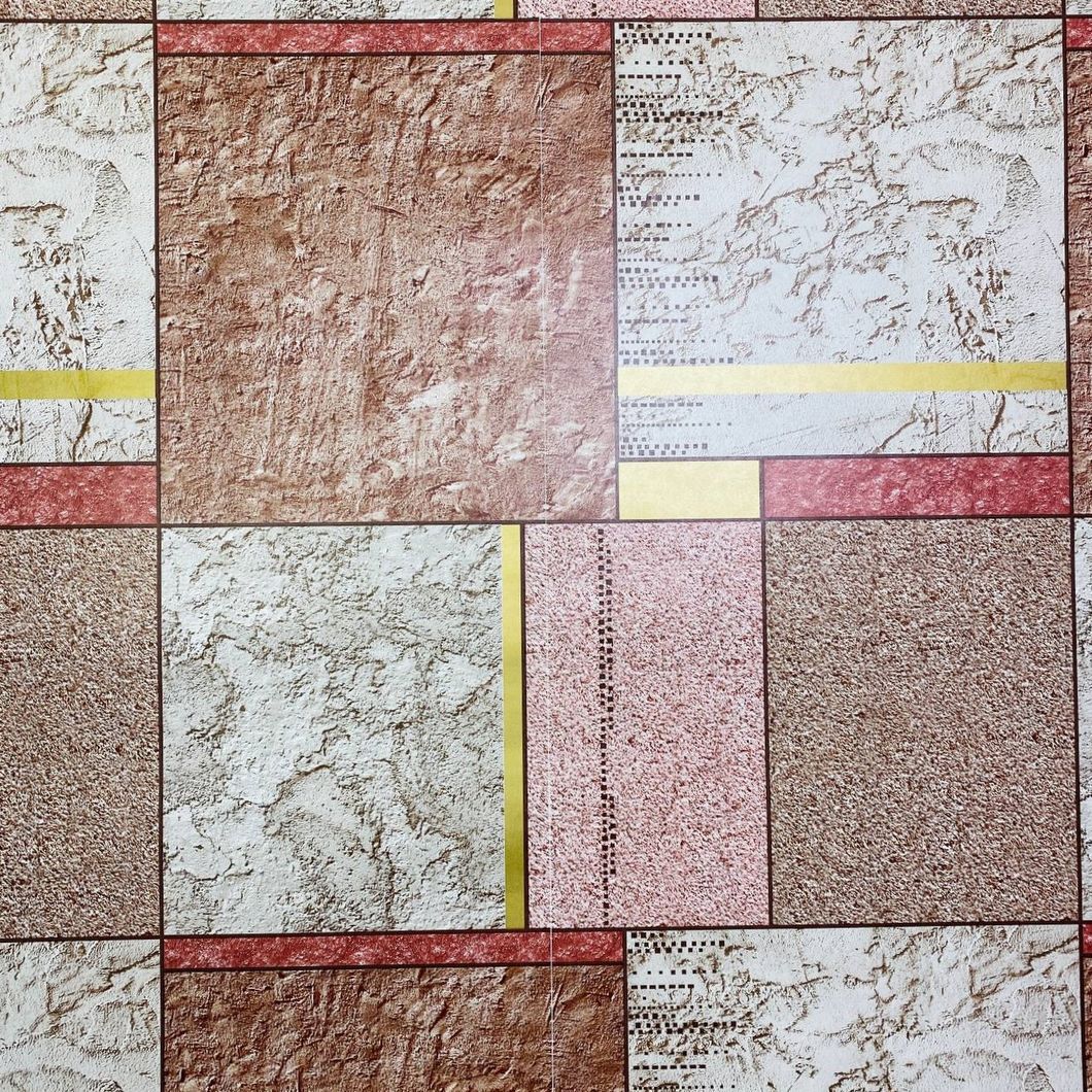 Шпалери вологостійкі на паперовій основі Континент Орион бордовий 0,53 х 10,05м (2167)