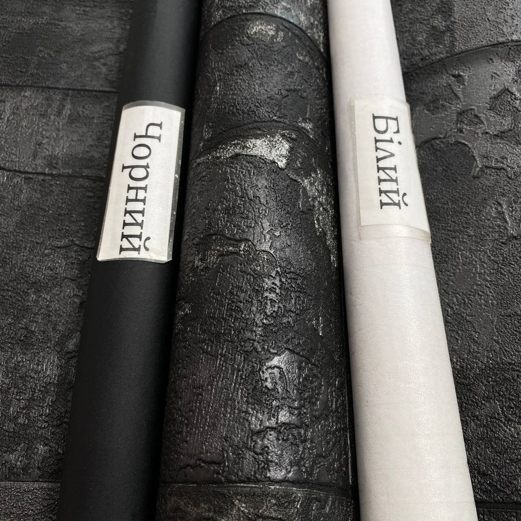 Шпалери вінілові на флізеліновій основі чорний Roka AdaWall 1,06 х 10м (23106-5)