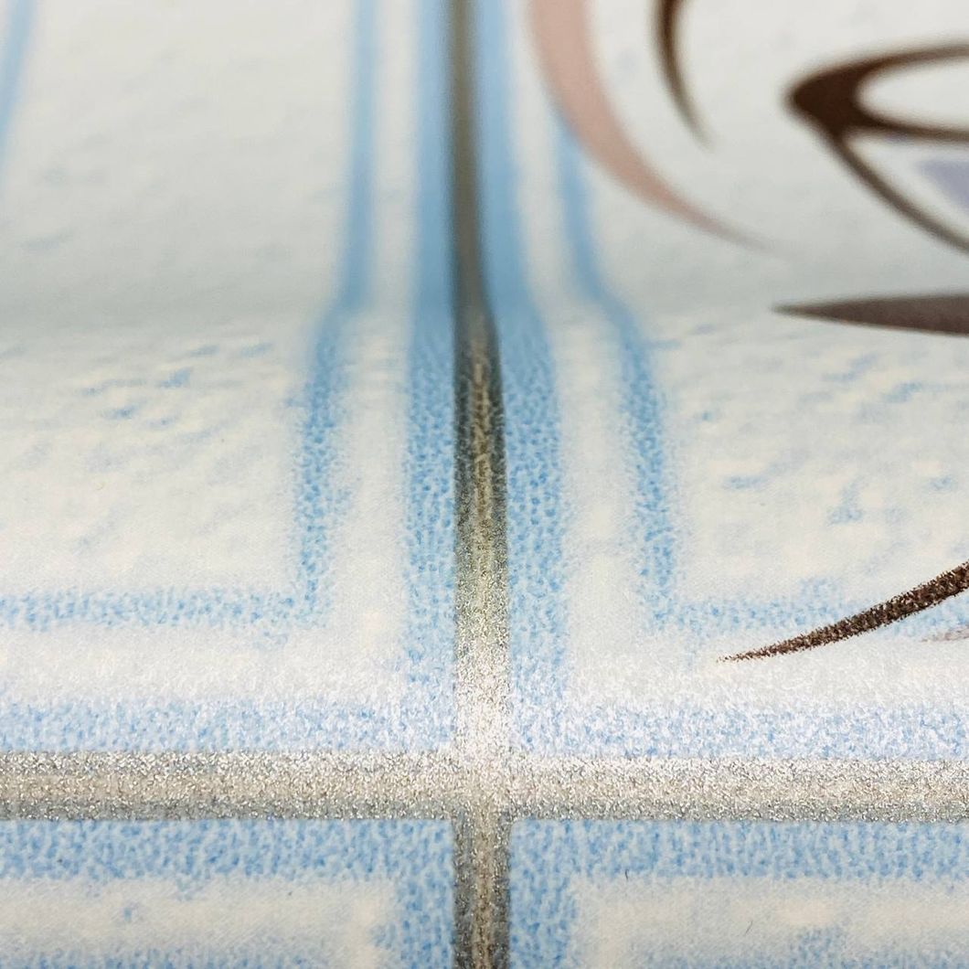Обои влагостойкие на бумажной основе Континент Кофе голубой 0,53 х 10,05м (2056)