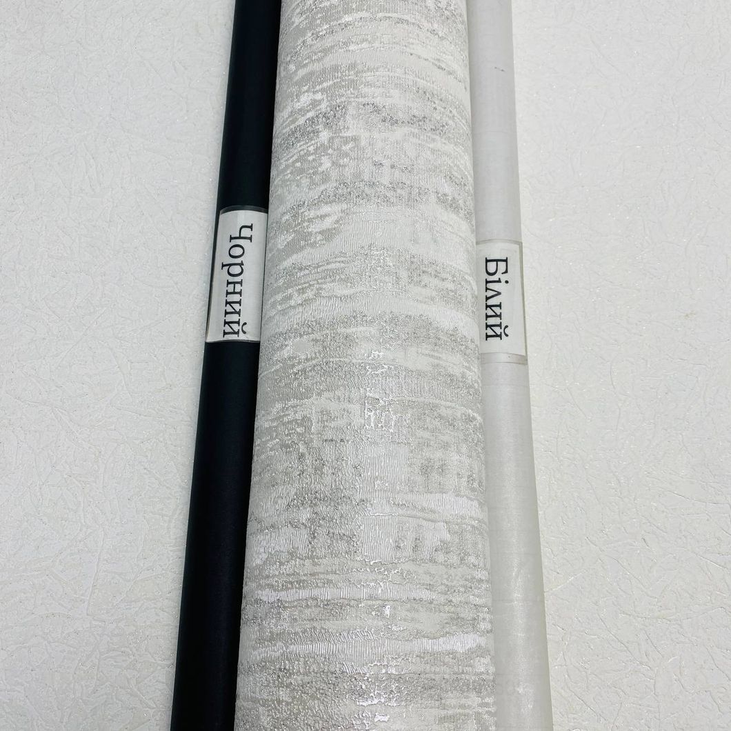 Обои виниловые на флизелиновой основе серо-бежевые Славянские обои LeGrand Platinum В118 Корпа 1,06 х 10,05м (8724-10)