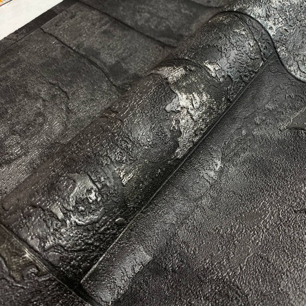 Обои виниловые на флизелиновой основе черный Roka AdaWall 1,06 х 10м (23106-5)