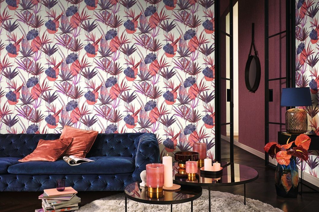 Обои виниловые на флизелиновой основе Rash Barbara Home Collection II красный 0,53 х 10,05м (536430)