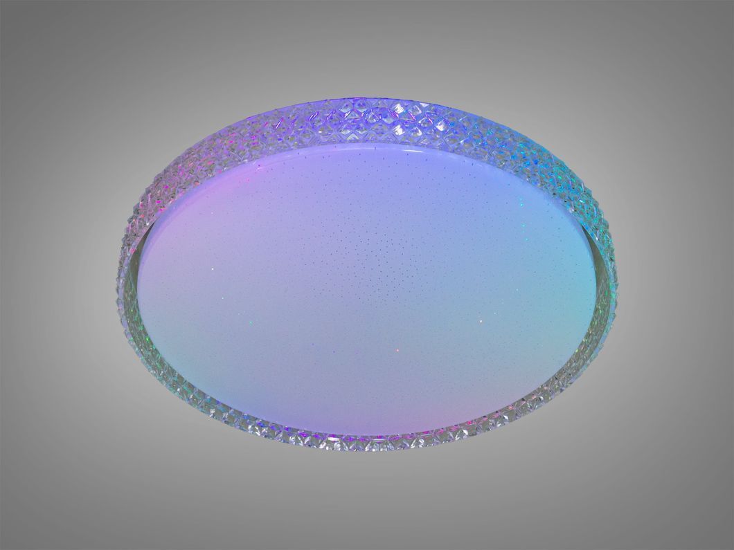 Люстра потолочная Diasha Смарт белая RGB 70 Вт 12 м2, I-LINK додаток